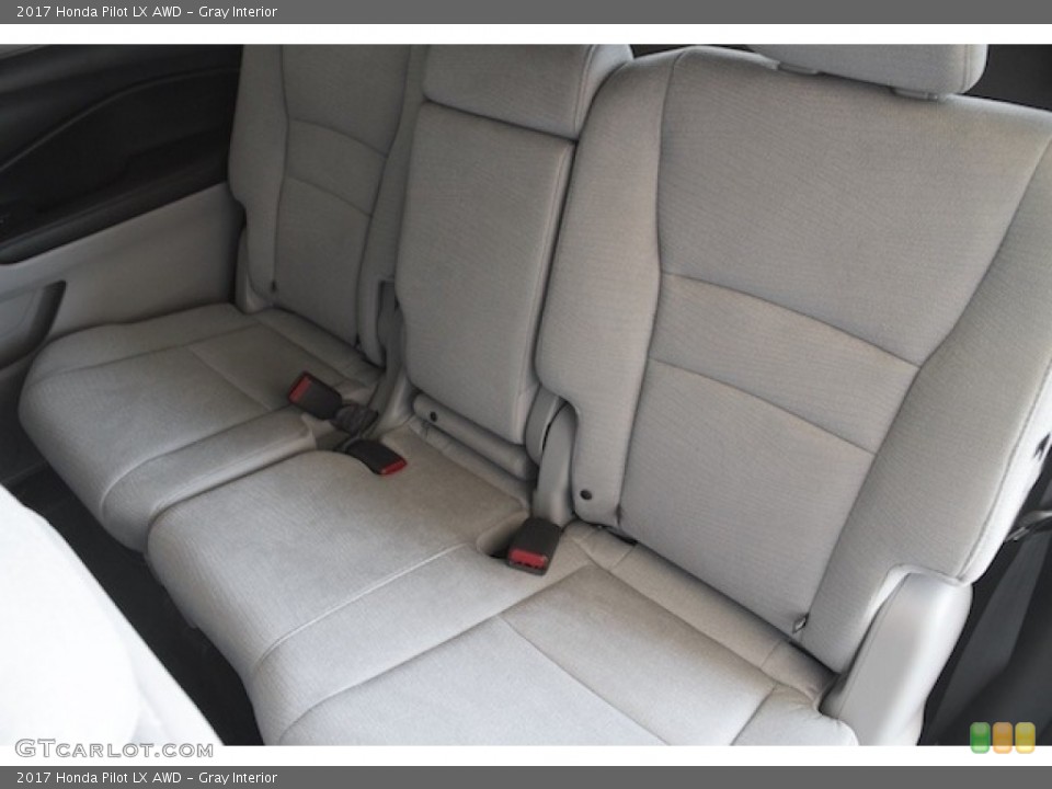 Gray Interior Rear Seat for the 2017 Honda Pilot LX AWD #117222339