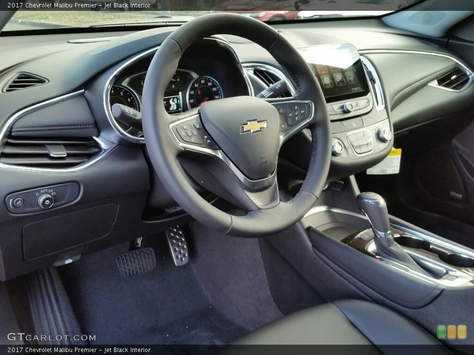 Jet Black Interior Dashboard for the 2017 Chevrolet Malibu Premier #117223197