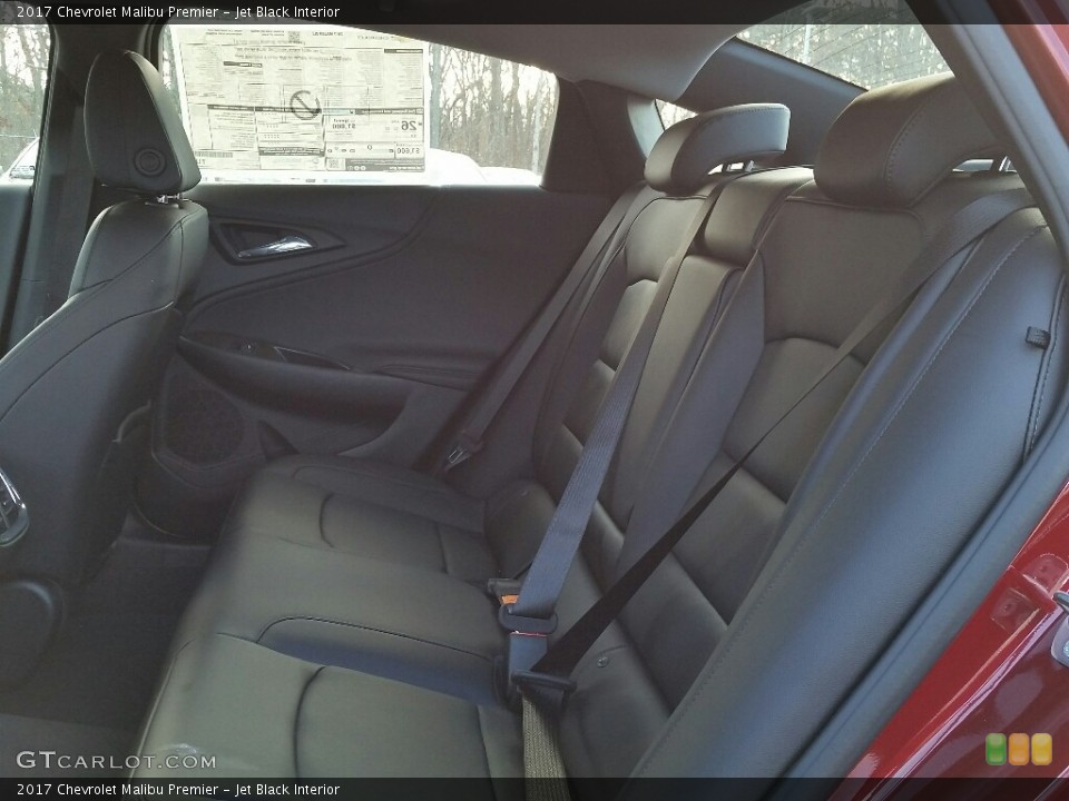 Jet Black Interior Rear Seat for the 2017 Chevrolet Malibu Premier #117223221