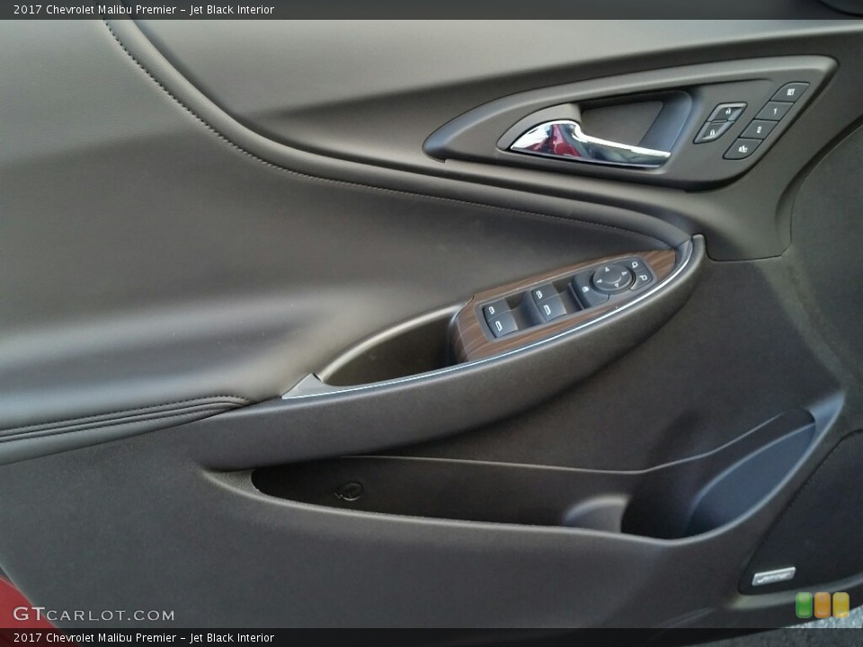 Jet Black Interior Door Panel for the 2017 Chevrolet Malibu Premier #117223242