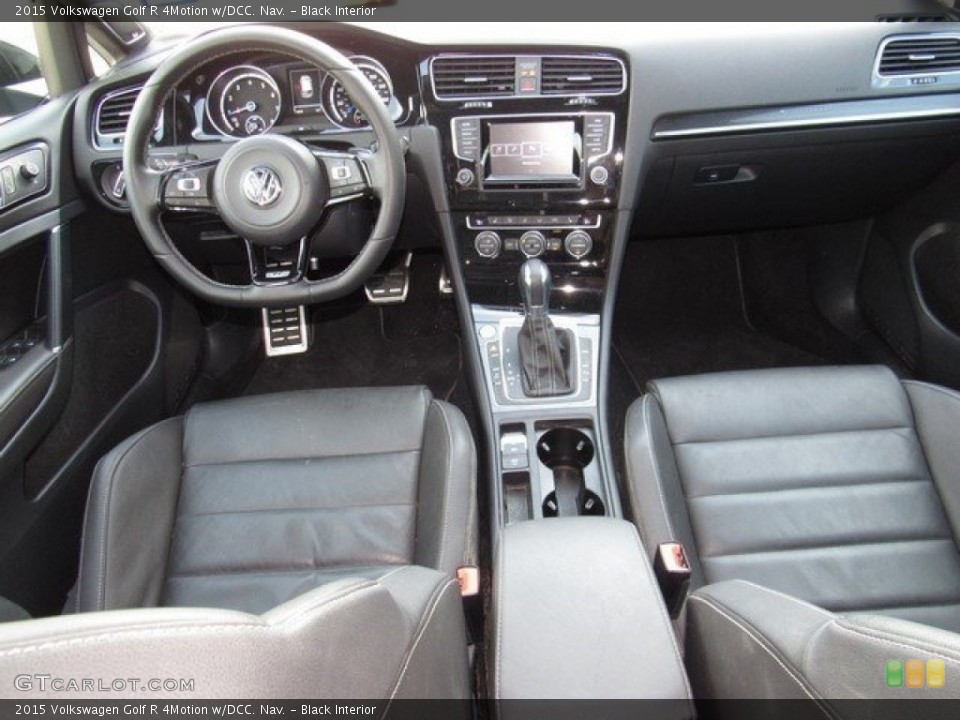 Black Interior Dashboard for the 2015 Volkswagen Golf R 4Motion w/DCC. Nav. #117226483