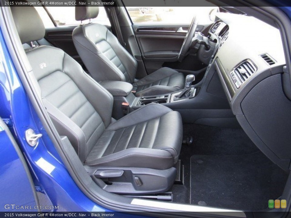 Black 2015 Volkswagen Golf R Interiors