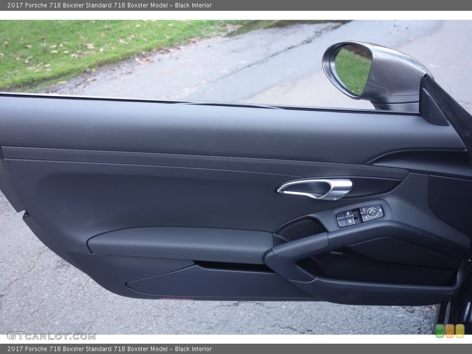 Black Interior Door Panel for the 2017 Porsche 718 Boxster  #117227683