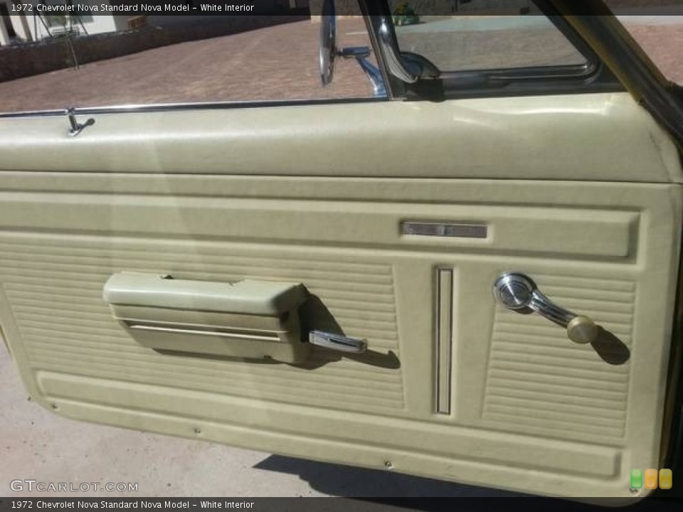 White Interior Door Panel for the 1972 Chevrolet Nova  #117229333