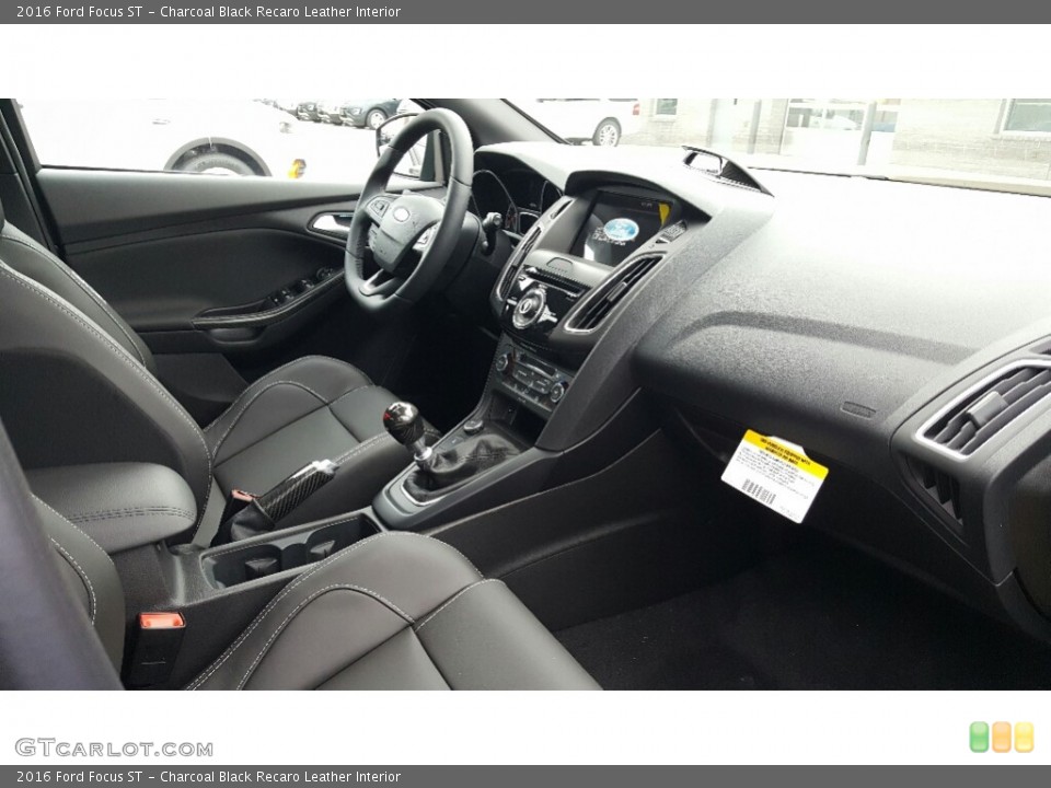 Charcoal Black Recaro Leather 2016 Ford Focus Interiors