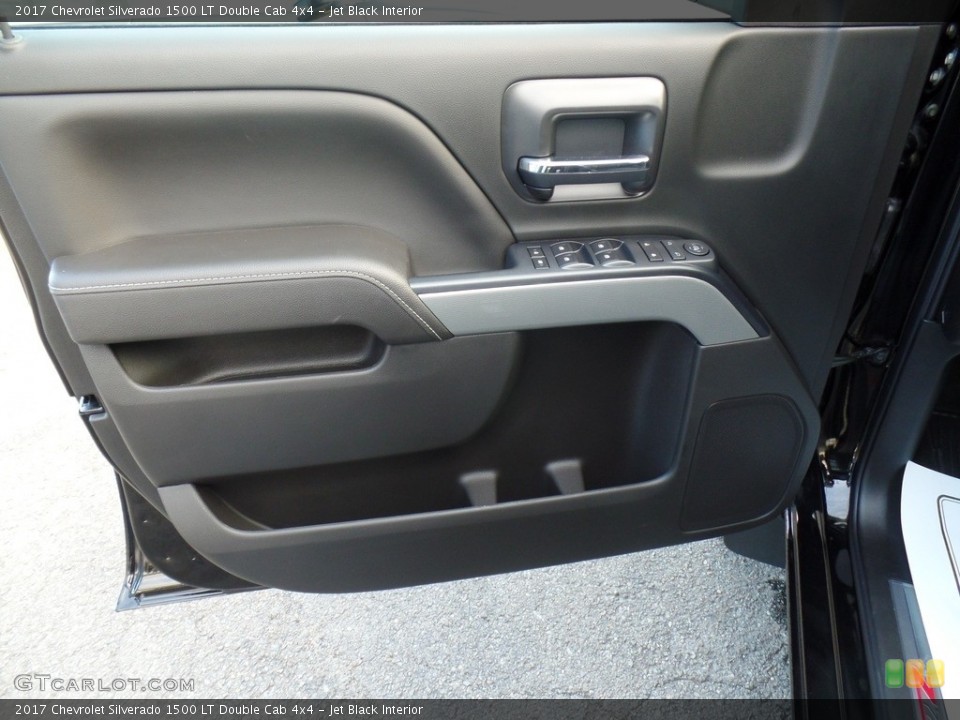 Jet Black Interior Door Panel for the 2017 Chevrolet Silverado 1500 LT Double Cab 4x4 #117231687