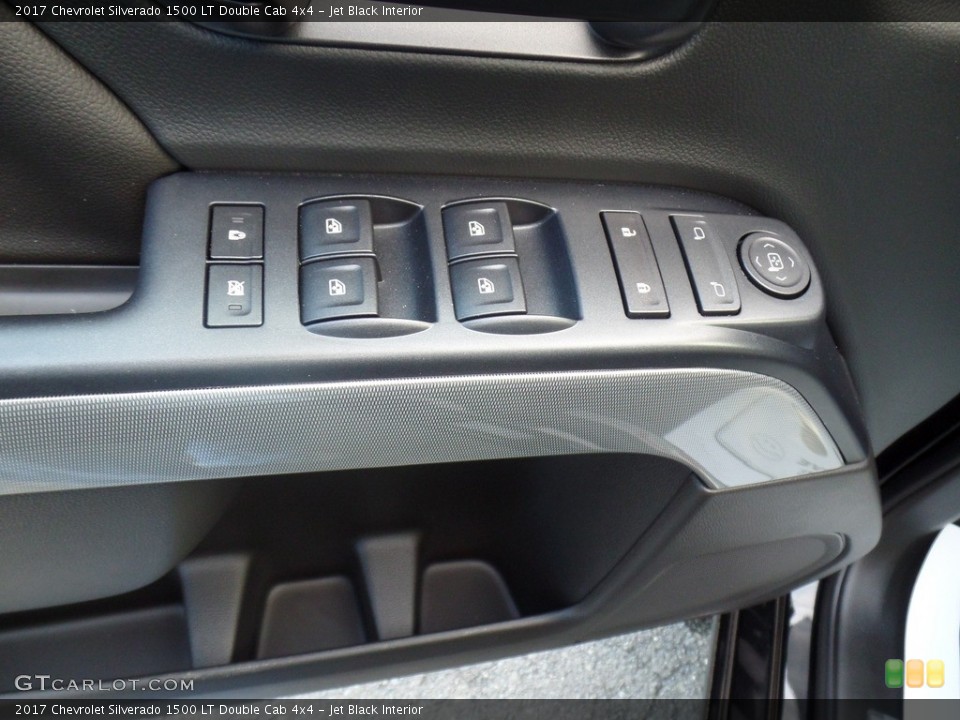 Jet Black Interior Controls for the 2017 Chevrolet Silverado 1500 LT Double Cab 4x4 #117231712