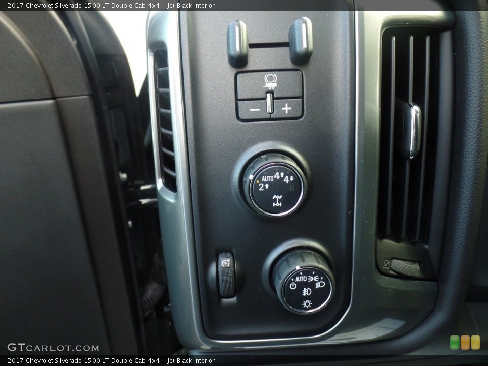Jet Black Interior Controls for the 2017 Chevrolet Silverado 1500 LT Double Cab 4x4 #117231916