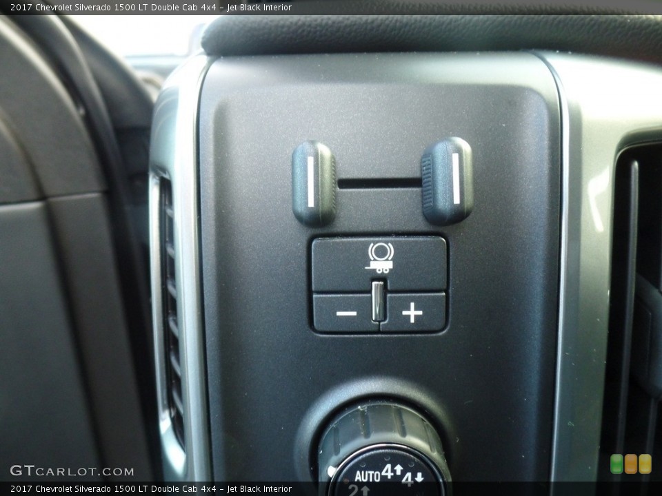 Jet Black Interior Controls for the 2017 Chevrolet Silverado 1500 LT Double Cab 4x4 #117231940