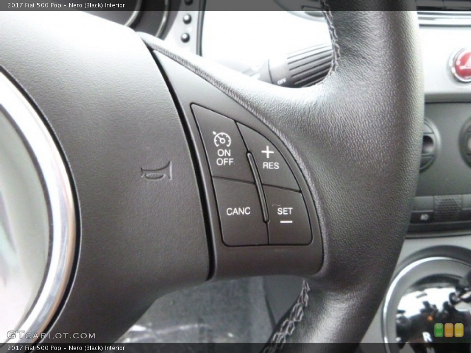 Nero (Black) Interior Controls for the 2017 Fiat 500 Pop #117233575