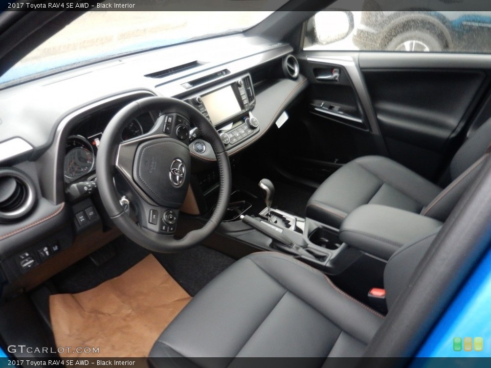 Black Interior Photo for the 2017 Toyota RAV4 SE AWD #117233581