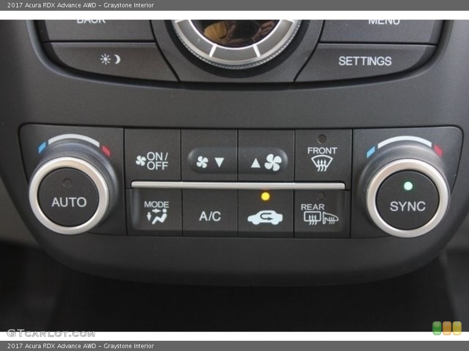 Graystone Interior Controls for the 2017 Acura RDX Advance AWD #117234862