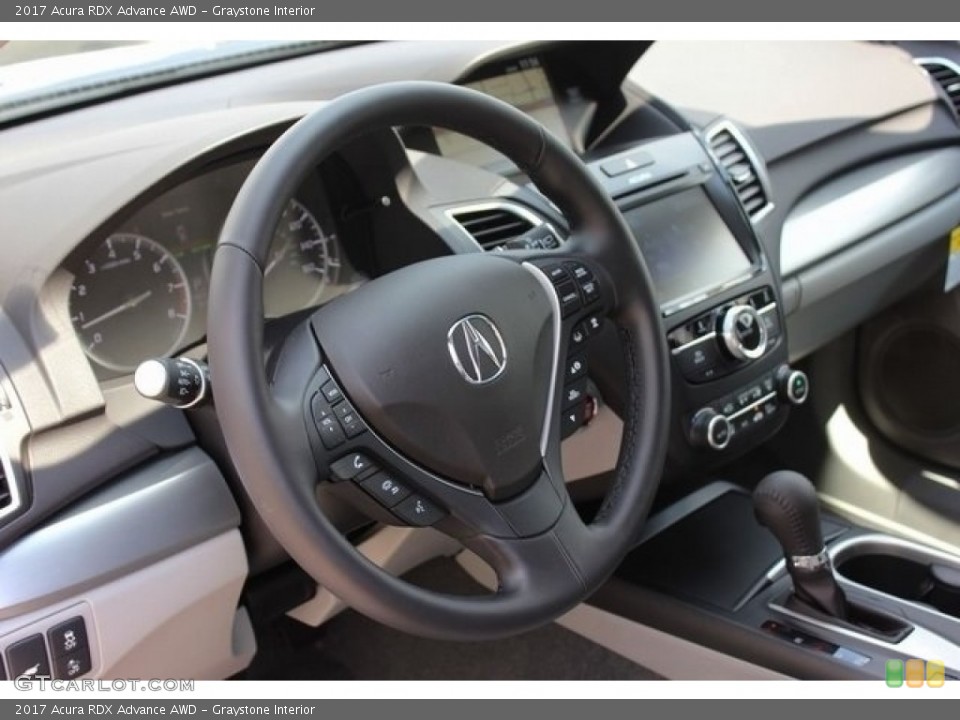 Graystone Interior Steering Wheel for the 2017 Acura RDX Advance AWD #117235150