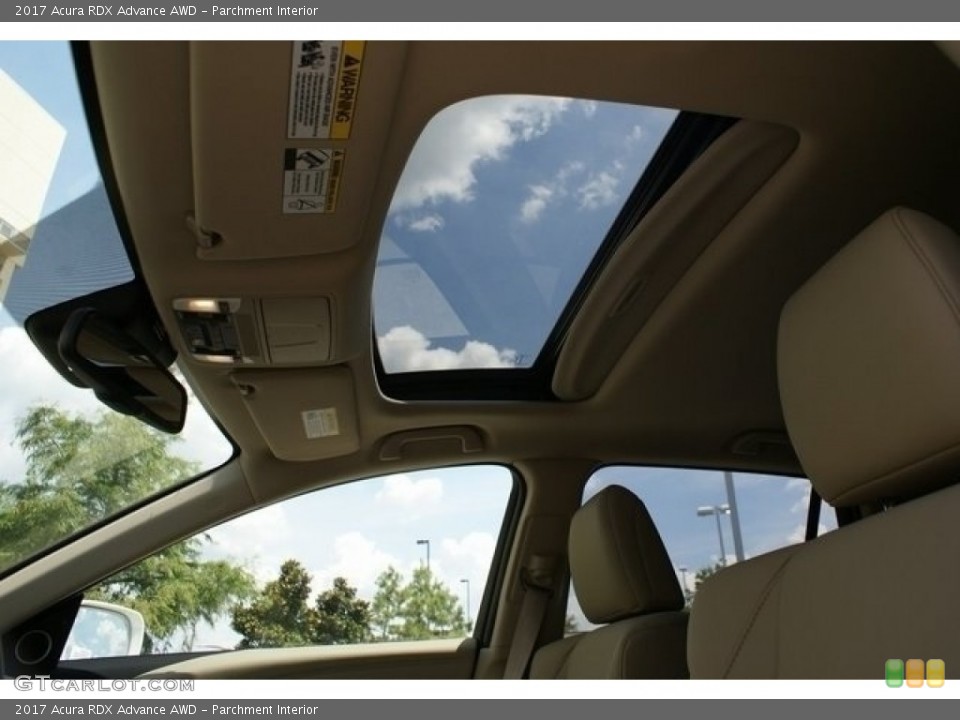 Parchment Interior Sunroof for the 2017 Acura RDX Advance AWD #117235462