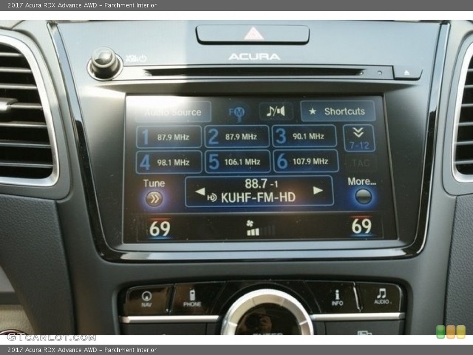 Parchment Interior Audio System for the 2017 Acura RDX Advance AWD #117235795