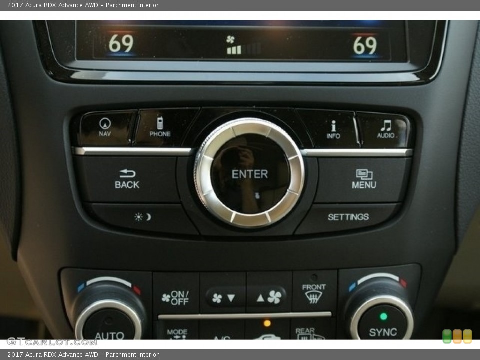 Parchment Interior Controls for the 2017 Acura RDX Advance AWD #117235819