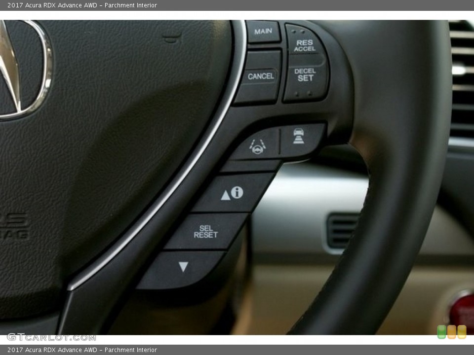 Parchment Interior Controls for the 2017 Acura RDX Advance AWD #117235942
