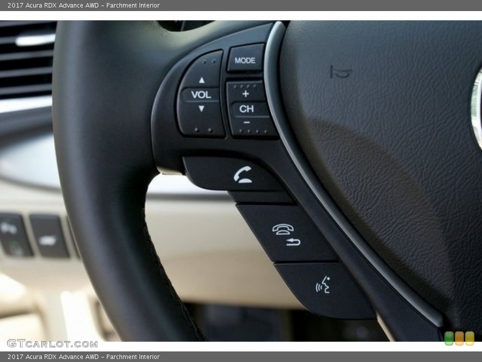 Parchment Interior Controls for the 2017 Acura RDX Advance AWD #117235960