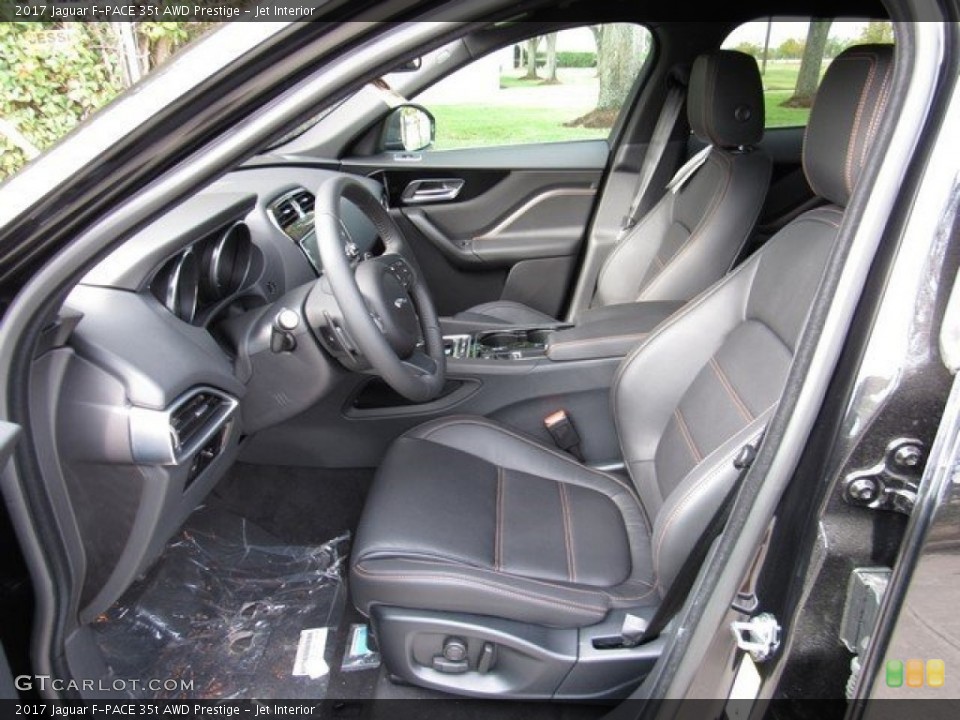 Jet Interior Photo for the 2017 Jaguar F-PACE 35t AWD Prestige #117236614