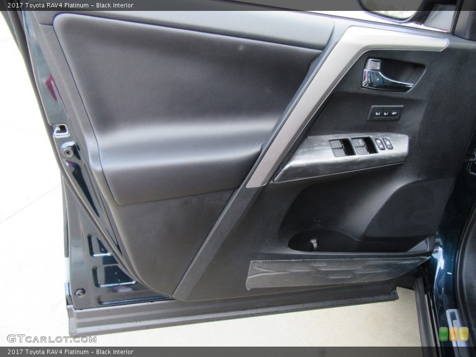 Black Interior Door Panel for the 2017 Toyota RAV4 Platinum #117239134