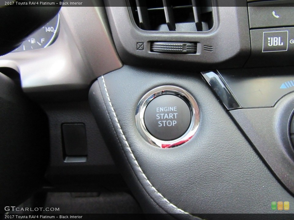 Black Interior Controls for the 2017 Toyota RAV4 Platinum #117239371