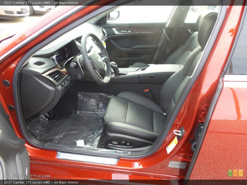 Jet Black Interior Photo for the 2017 Cadillac CTS Luxury AWD #117243221