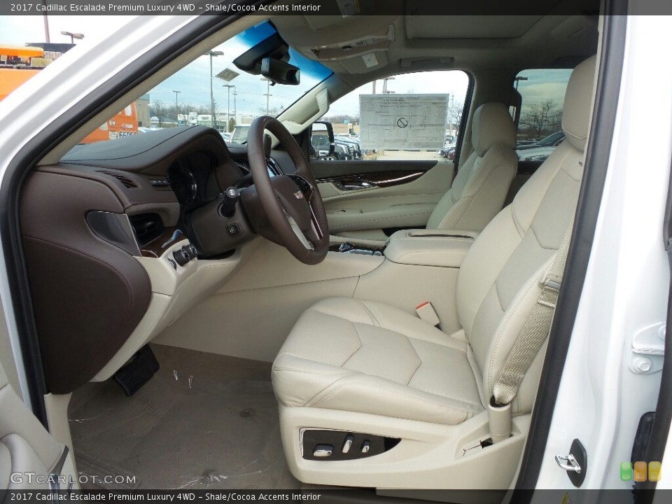 Shale/Cocoa Accents Interior Photo for the 2017 Cadillac Escalade Premium Luxury 4WD #117243289