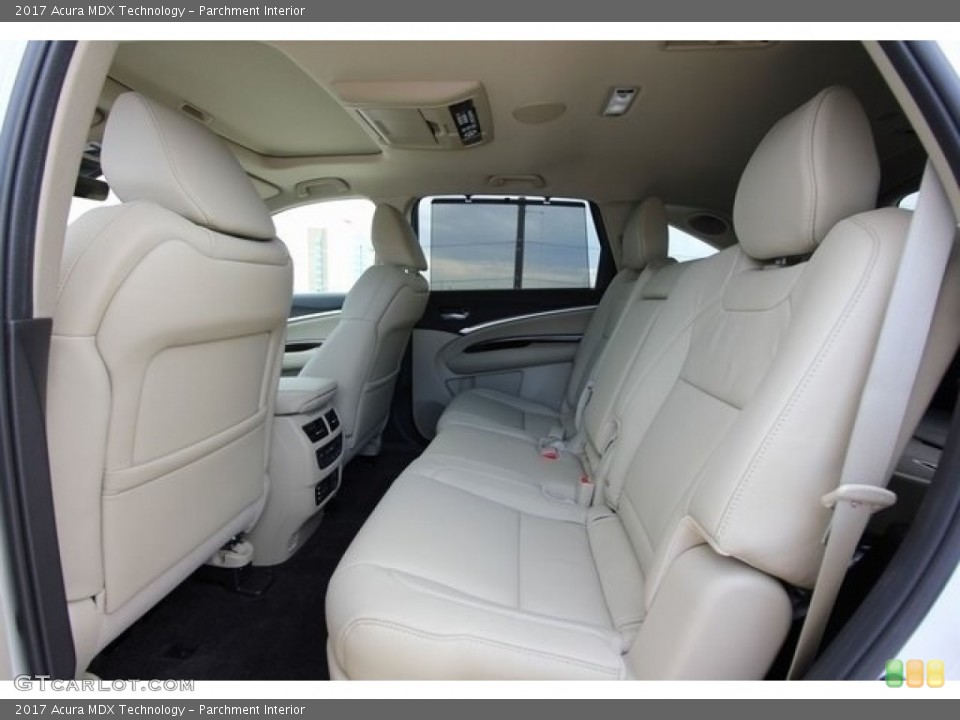 Parchment Interior Rear Seat for the 2017 Acura MDX Technology #117244423