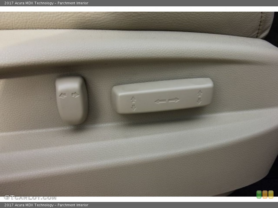 Parchment Interior Controls for the 2017 Acura MDX Technology #117244513