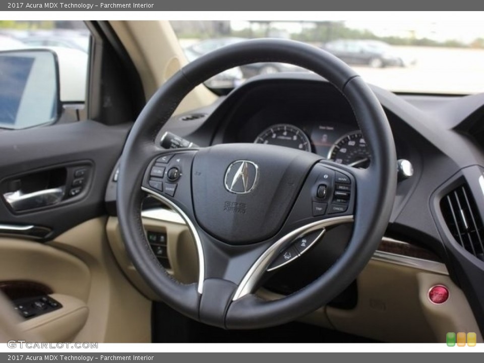 Parchment Interior Steering Wheel for the 2017 Acura MDX Technology #117244582