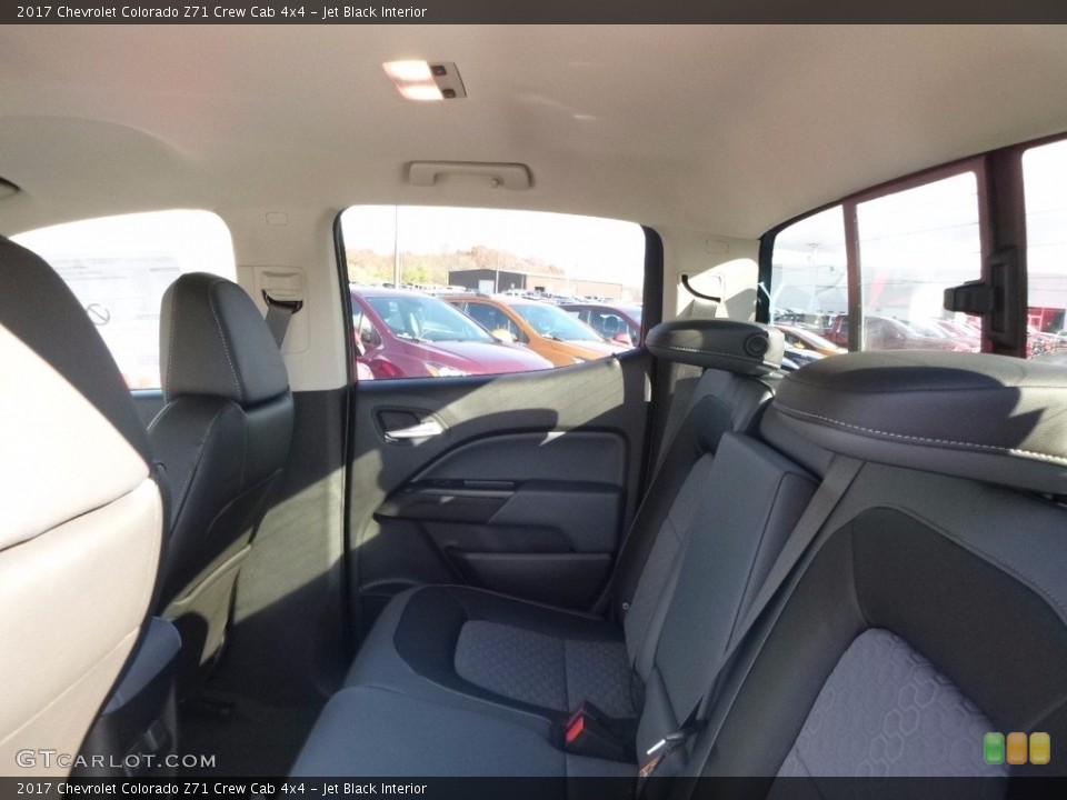Jet Black Interior Rear Seat for the 2017 Chevrolet Colorado Z71 Crew Cab 4x4 #117248623