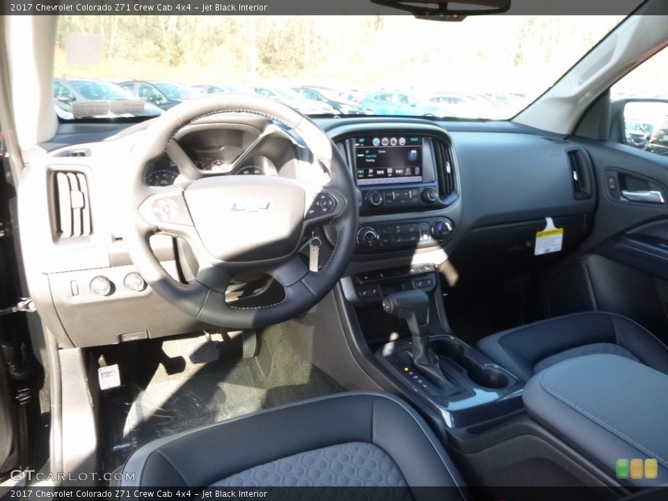 Jet Black Interior Photo for the 2017 Chevrolet Colorado Z71 Crew Cab 4x4 #117248647