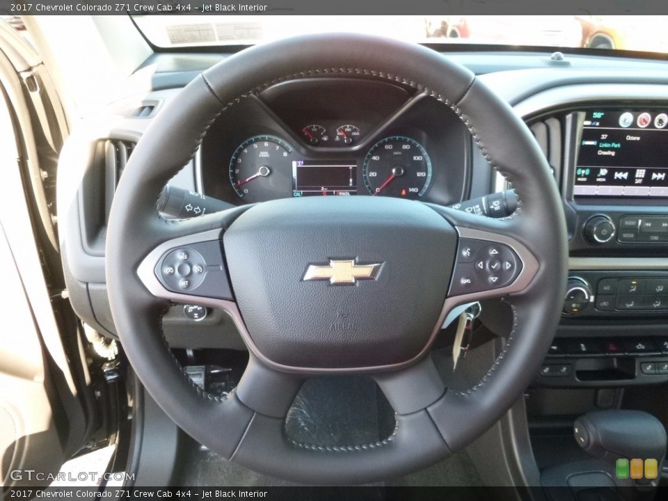 Jet Black Interior Steering Wheel for the 2017 Chevrolet Colorado Z71 Crew Cab 4x4 #117248830