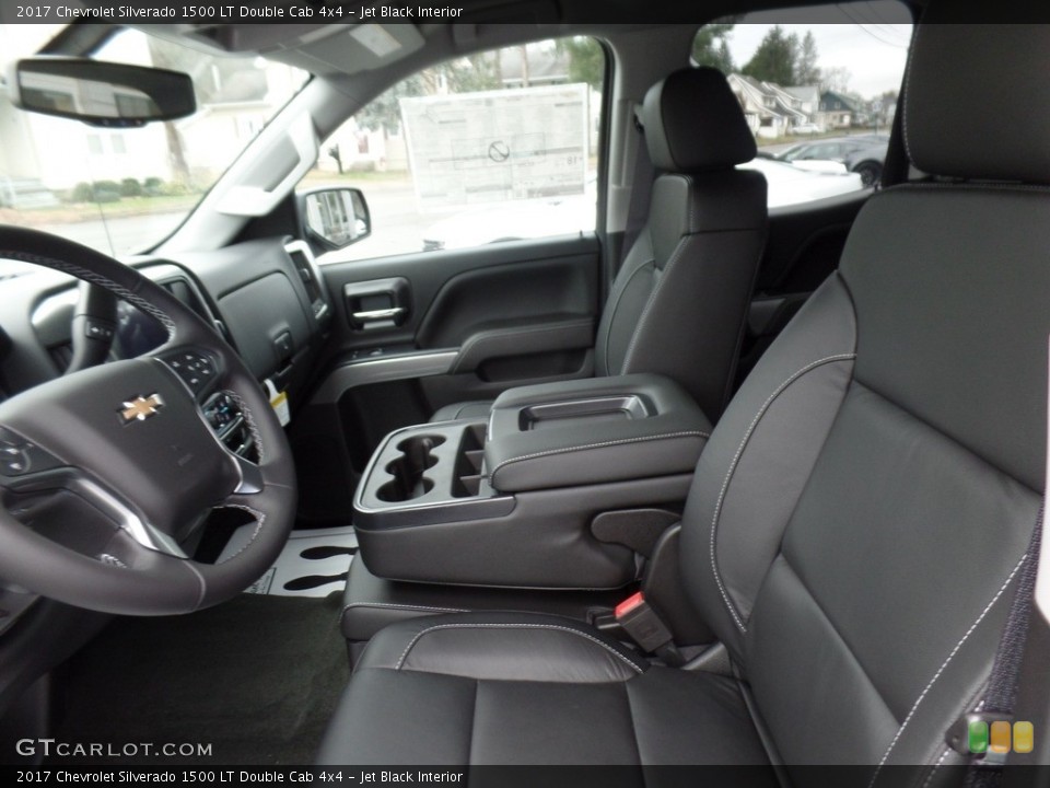 Jet Black Interior Front Seat for the 2017 Chevrolet Silverado 1500 LT Double Cab 4x4 #117255463