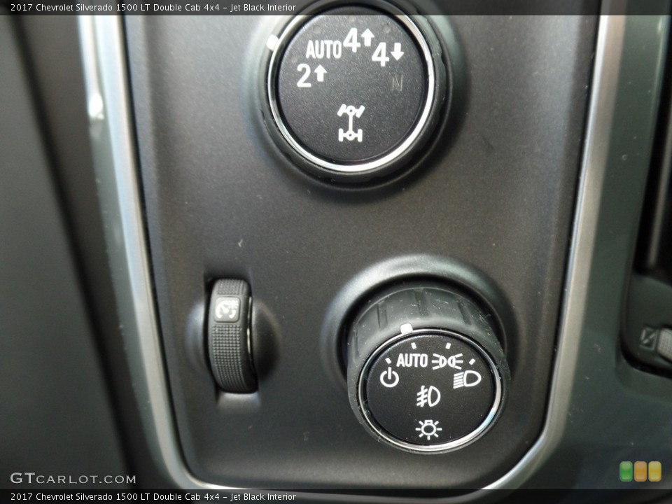 Jet Black Interior Controls for the 2017 Chevrolet Silverado 1500 LT Double Cab 4x4 #117255543