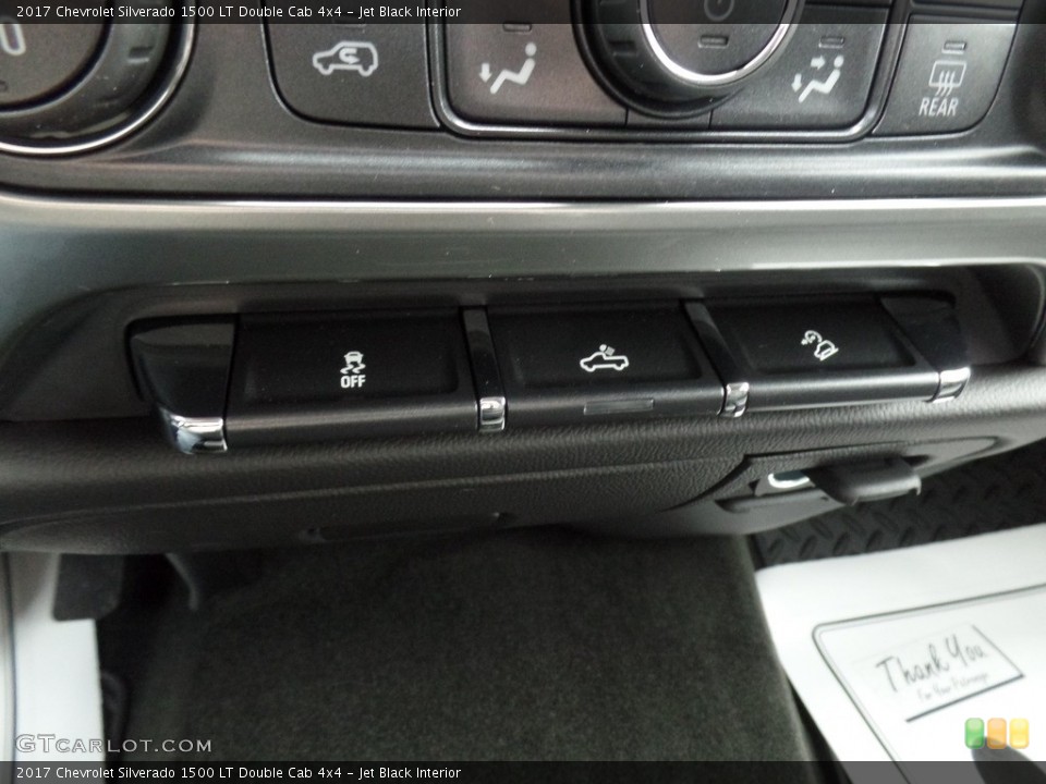 Jet Black Interior Controls for the 2017 Chevrolet Silverado 1500 LT Double Cab 4x4 #117255895