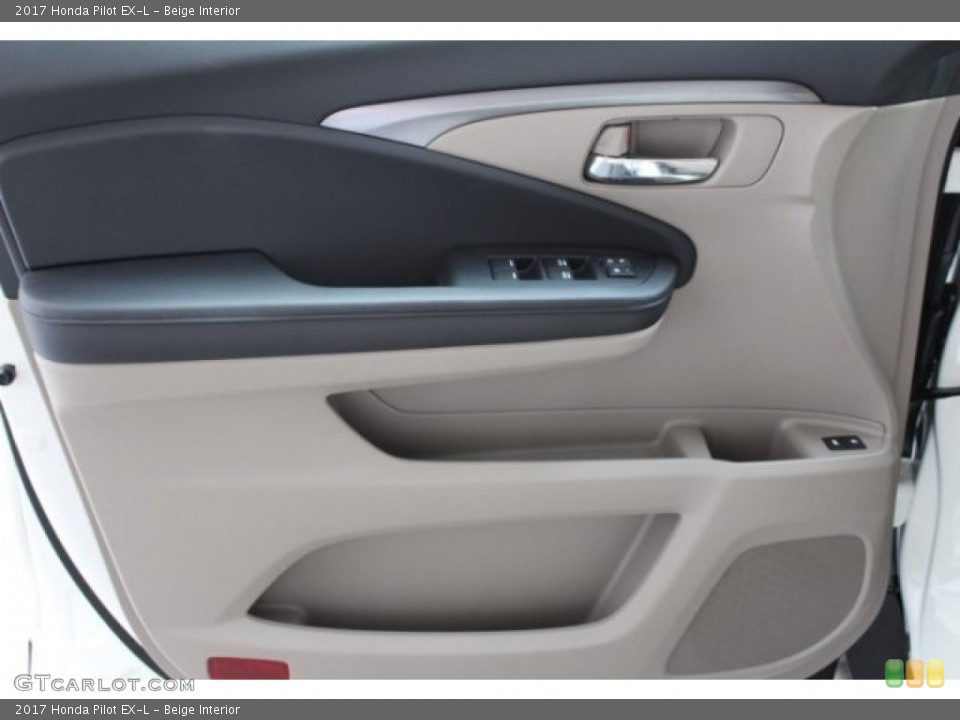 Beige Interior Door Panel for the 2017 Honda Pilot EX-L #117256822