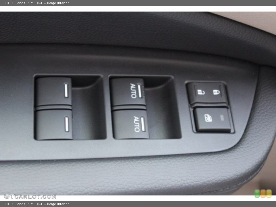 Beige Interior Controls for the 2017 Honda Pilot EX-L #117256840