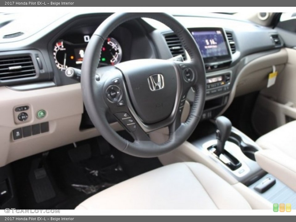 Beige Interior Photo for the 2017 Honda Pilot EX-L #117256882