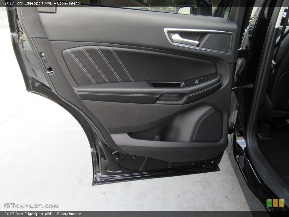 Ebony Interior Door Panel for the 2017 Ford Edge Sport AWD #117257923