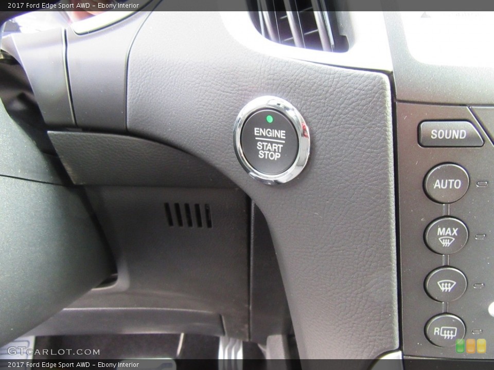 Ebony Interior Controls for the 2017 Ford Edge Sport AWD #117258214