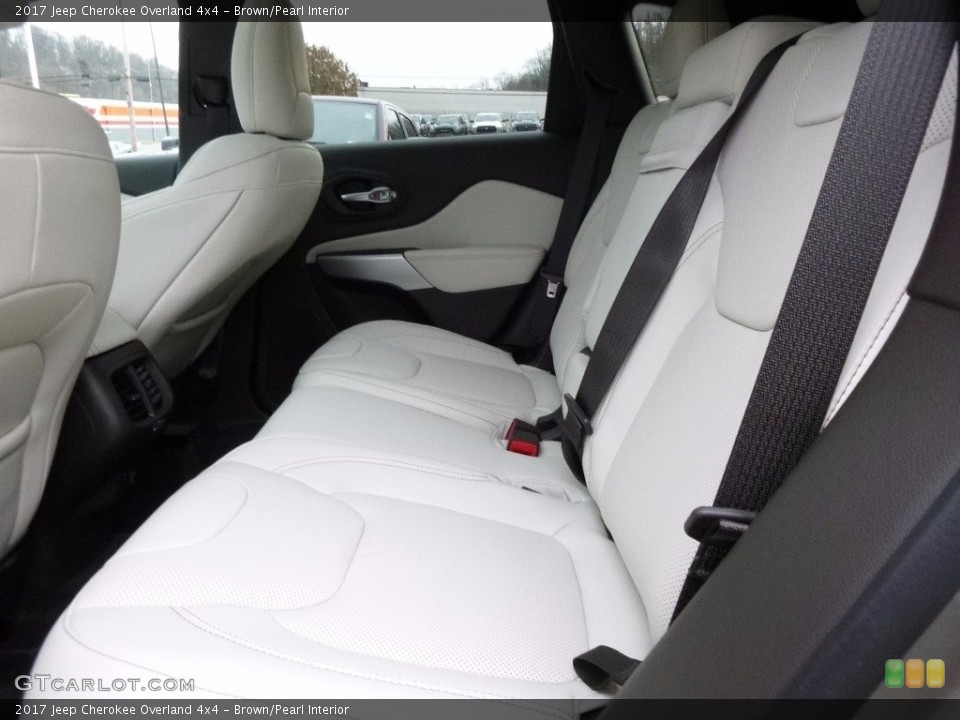 Brown/Pearl Interior Rear Seat for the 2017 Jeep Cherokee Overland 4x4 #117258607