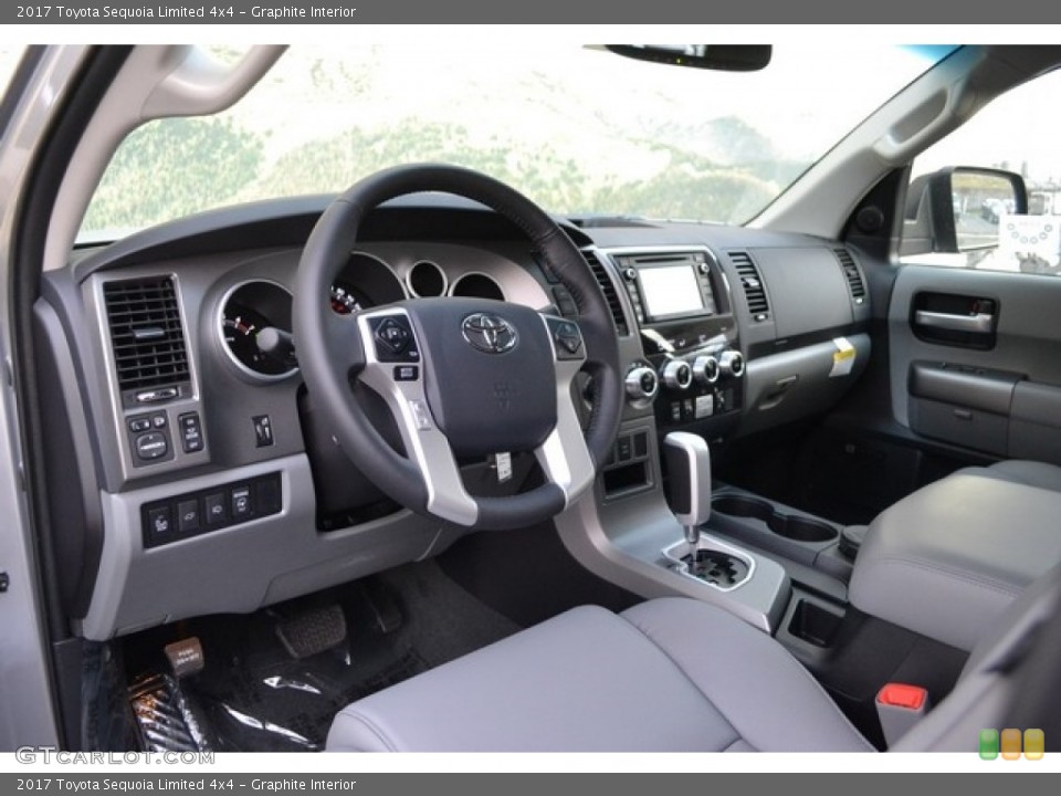 Graphite Interior Photo for the 2017 Toyota Sequoia Limited 4x4 #117260819