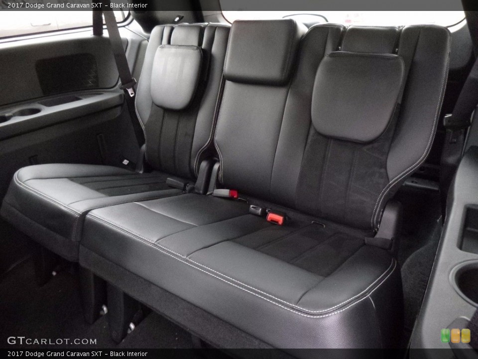 Black Interior Rear Seat for the 2017 Dodge Grand Caravan SXT #117261046