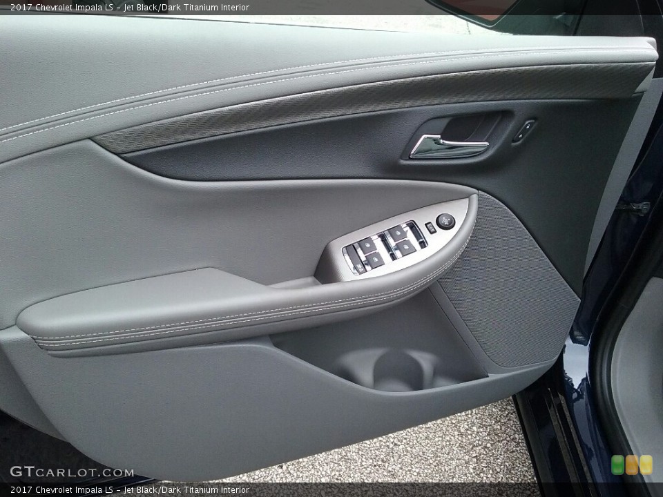Jet Black/Dark Titanium Interior Door Panel for the 2017 Chevrolet Impala LS #117267442