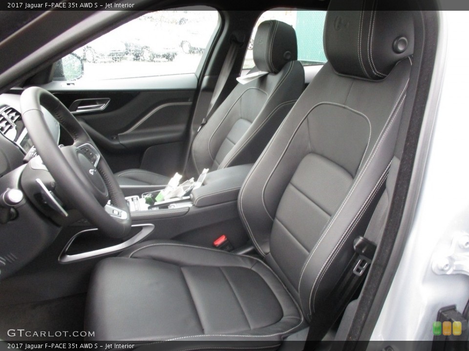 Jet Interior Front Seat for the 2017 Jaguar F-PACE 35t AWD S #117269869