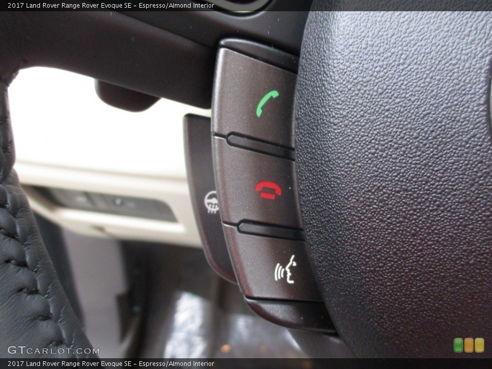 Espresso/Almond Interior Controls for the 2017 Land Rover Range Rover Evoque SE #117272497