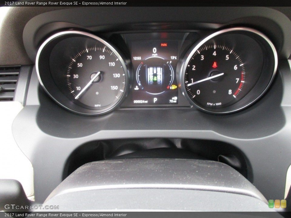 Espresso/Almond Interior Gauges for the 2017 Land Rover Range Rover Evoque SE #117272539