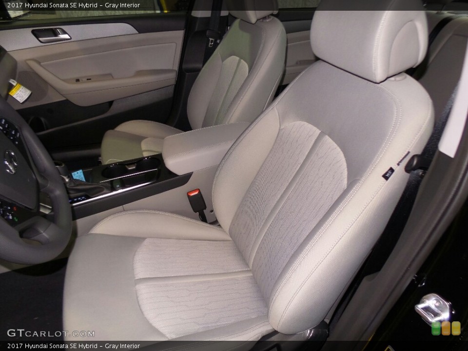 Gray Interior Front Seat for the 2017 Hyundai Sonata SE Hybrid #117273433