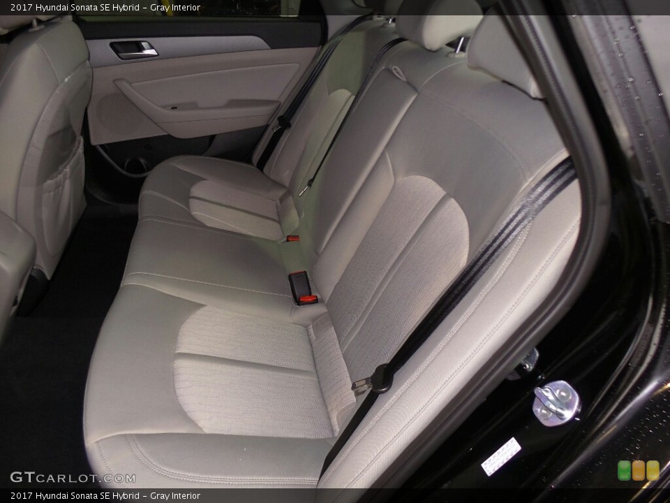Gray Interior Rear Seat for the 2017 Hyundai Sonata SE Hybrid #117273457